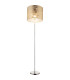 Amy Floor Lamp with Shade Nickel Matt 1x E27-3
