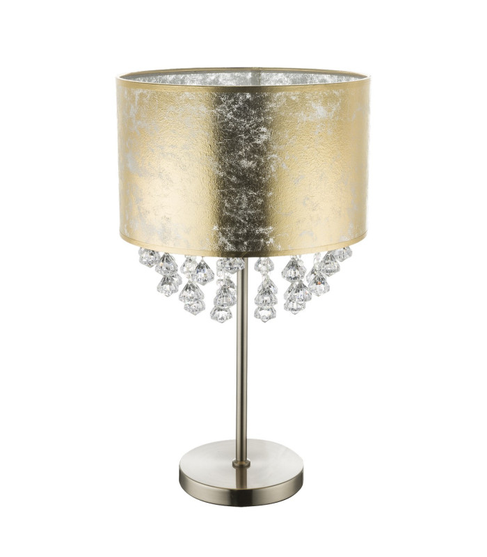 Amy Glass Table Lamp Nickel Matt 1x E27-2