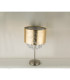 Amy Glass Table Lamp Nickel Matt 1x E27-6
