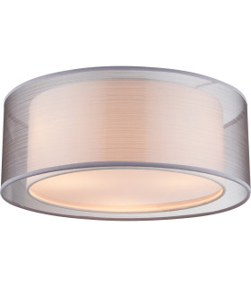 Theo Cylindrical Ceiling Light Nickel Matt 3x E14-1