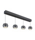 Marthy Bar Pendant Ceiling Light Grey Matt 4x LED 3000K-5