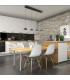 Marthy Bar Pendant Ceiling Light Grey Matt 4x LED 3000K-6