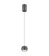 Marthy Slim Pendant Ceiling Light Grey Matt LED 3000K-1