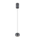 Marthy Slim Pendant Ceiling Light Grey Matt LED 3000K-2