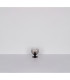 Dallerta Globe Table Lamp Matt Black Smoke Glass Shade 1x E27-7