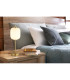 Ewald Globe Table Lamp Brass-Coloured Opal Glass Shade LED 3000K-5