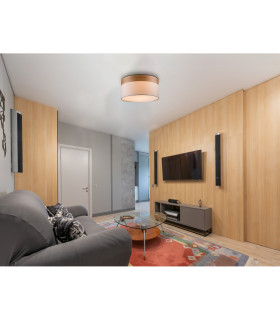 Chipsy Cylindrical Ceiling Light Nickel Matt 3x E27-2