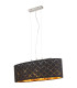 Clarke Bar Pendant Ceiling Light Nickel Matt 3x E27-2