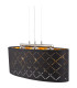 Clarke Bar Pendant Ceiling Light Nickel Matt 3x E27-5