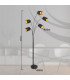 Clarke Multi Arm Floor Lamp Matt Black 5x E14-7