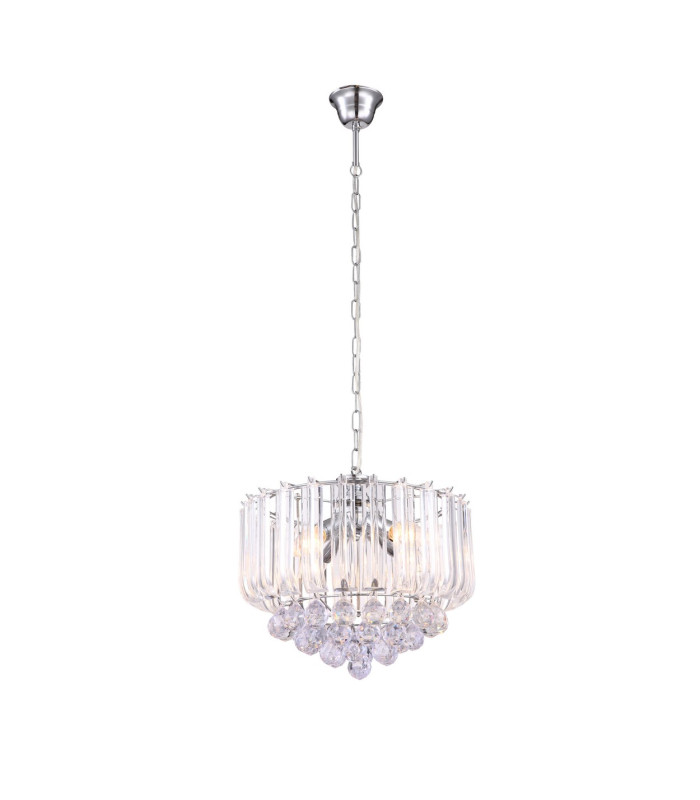 Minnesota Pendant Ceiling Light Chrome 4x E14-1