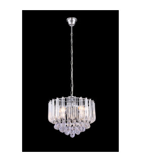 Minnesota Pendant Ceiling Light Chrome 4x E14-2