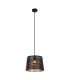 Becca Dome Pendant Ceiling Light Black 1x E27-1