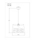 Becca Dome Pendant Ceiling Light Black 1x E27-5