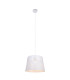 Becca Dome Pendant Ceiling Light White 1x E27-1