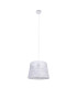Becca Dome Pendant Ceiling Light White 1x E27-2