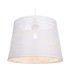 Becca Dome Pendant Ceiling Light White 1x E27-3