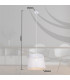 Becca Dome Pendant Ceiling Light White 1x E27-5