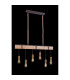 Mucha Bar Pendant Ceiling Light Rust Colored 6x E27-5