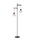 Mina Multi Arm Floor Lamp Black 2x E27-1