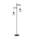 Mina Multi Arm Floor Lamp Black 2x E27-2