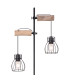 Mina Multi Arm Floor Lamp Black 2x E27-3