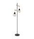 Mina Multi Arm Floor Lamp Matt Black 2x E27-1
