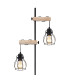 Mina Multi Arm Floor Lamp Matt Black 2x E27-4
