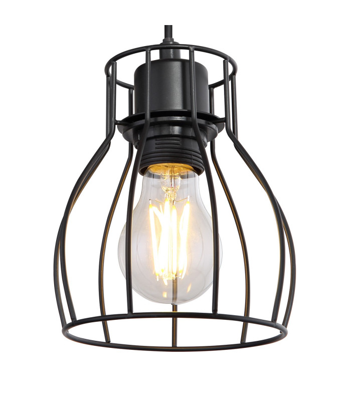 Mina Wall Lamp Black 1x E27-3