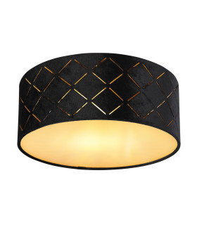Sunna Cylindrical Ceiling Light Black 1x E27-1