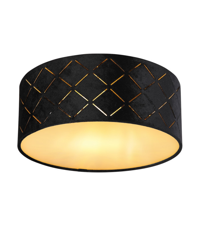 Sunna Cylindrical Ceiling Light Black 1x E27-1