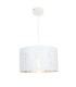 Barca Cylindrical Pendant Ceiling Light White 1x E27-1