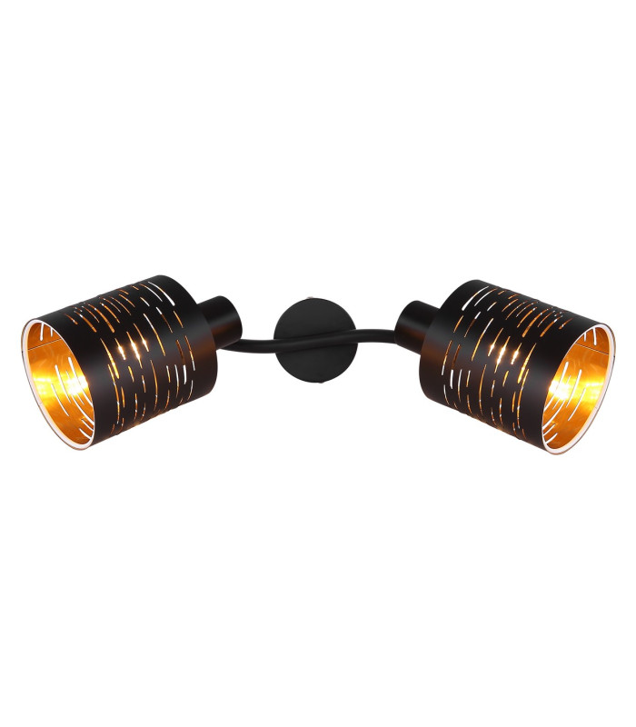 Tunno Twin Ceiling Spotlight Black 2x E14-4