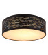 Tunno Cylindrical Ceiling Light Black LED 3000-6000K-1