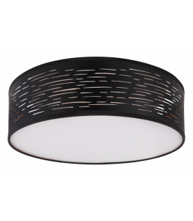 Tunno Cylindrical Ceiling Light Black LED 3000-6000K-2