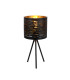 Tunno Table Lamp with Round Shade Black 1x E14-1