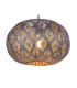 Solera Morrocan Spherical Pendant Ceiling Light Black 1x E27-3