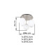 Blacky I Globe Ceiling Light Nickel Matt Opal Glass Shade 3x E14-4