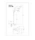 Blacky Arc Multi Arm Floor Lamp Matt Black Smoke Glass Shade 3x E14-6