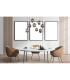 Blacky I Cluster Pendant Ceiling Light Brass-Coloured Glass Shade 8x E14-5