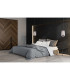 Blacky Slim Pendant Ceiling Light Black Glass Shade 1x E27-4