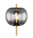 Blacky I Glass Floor Lamp Brass-Coloured Glass Shade 1x E27-3