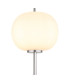 Blacky I Glass Floor Lamp Nickel Matt Opal Glass Shade 1x E27-3
