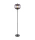 Blacky Glass Floor Lamp Black Glass Shade 1x E27-1