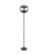 Blacky Glass Floor Lamp Black Glass Shade 1x E27-2