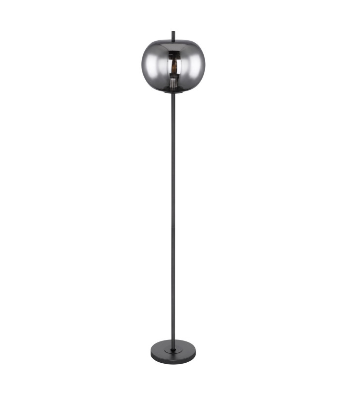 Blacky Glass Floor Lamp Black Glass Shade 1x E27-2