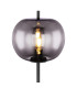 Blacky Glass Floor Lamp Black Glass Shade 1x E27-3