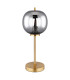 Blacky I Globe Table Lamp Brass-Coloured Glass Shade 1x E14-2