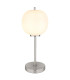 Blacky I Globe Table Lamp Nickel Matt Opal Glass Shade 1x E14-1