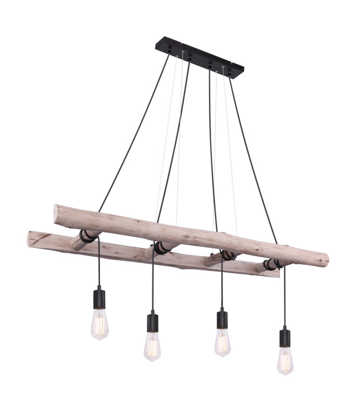 Irmgard Bar Pendant Ceiling Light Natural Color 4x E27-1